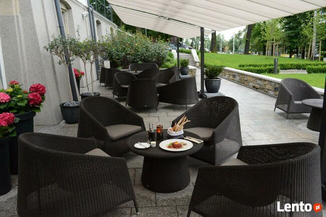 Parasol ogrodowy na 2 podstawach, modułowy Flexy