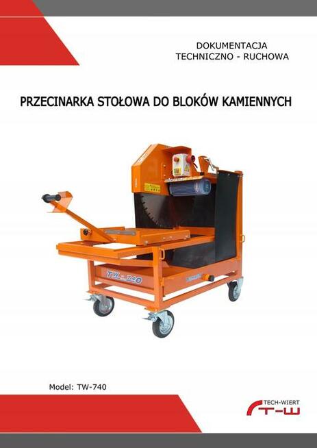 PRZECINARKA STOLIKOWA PIŁA STOŁOWA DO BLOCZKÓW TECH-WIERT