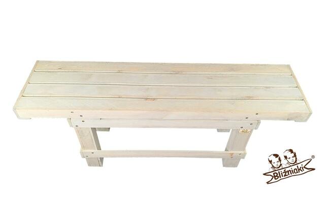 KOMPLET MEBLI DO OGRODU ZESTAW STÓŁ I DWIE ŁAWKI