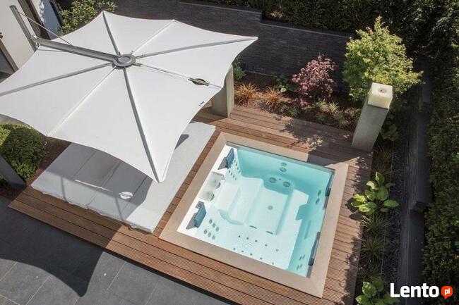 Parasol ogrodowy Spectra by Umbrosa. 100 % made in Belgium