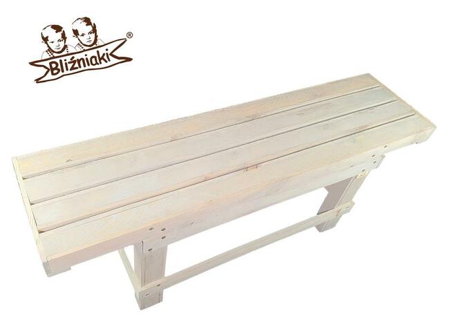 KOMPLET MEBLI DO OGRODU ZESTAW STÓŁ I DWIE ŁAWKI