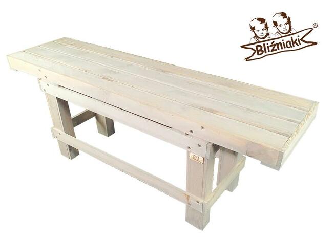 KOMPLET MEBLI DO OGRODU ZESTAW STÓŁ I DWIE ŁAWKI