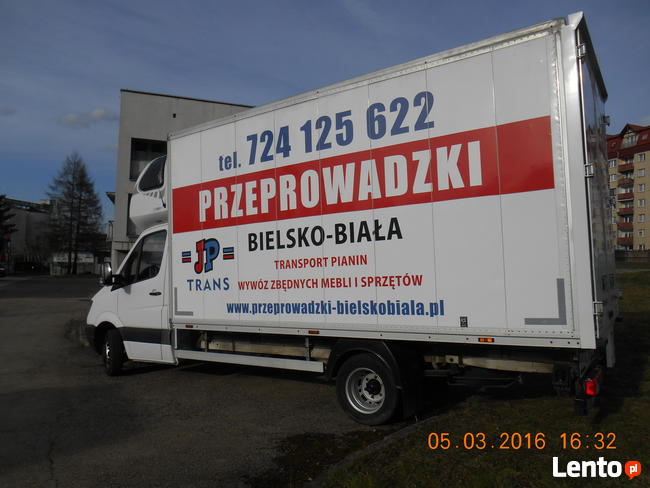 Przeprowadzki Bielsko Biała JP TRANS.
