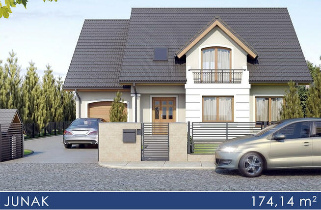 Dom w budowie JUNAK 174,14 m2, Lisów gm. Morawica!