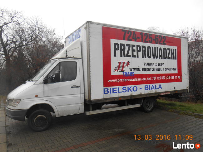 Przeprowadzki Bielsko Biała JP TRANS.