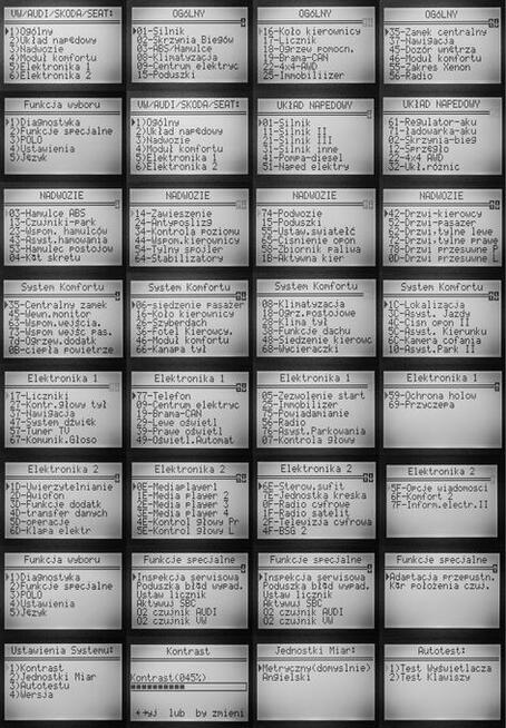 Tester Interfejs Skaner DIAGNOSTYCZNY VAG VW AUDI SEAT SKODA