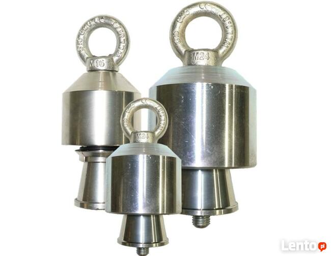 Uchwyty do rur PE chwytak, dzwonki, ciągadła tuleje DN 75 mm