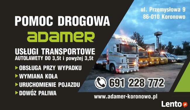 Adamer Adam Łysek Pomoc Drogowa 24h Wypożyczalnia Przyczep