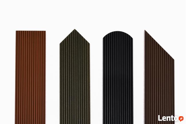 Sztachety z ekodesek kompozytowych ogrodzenie drewno + pcv