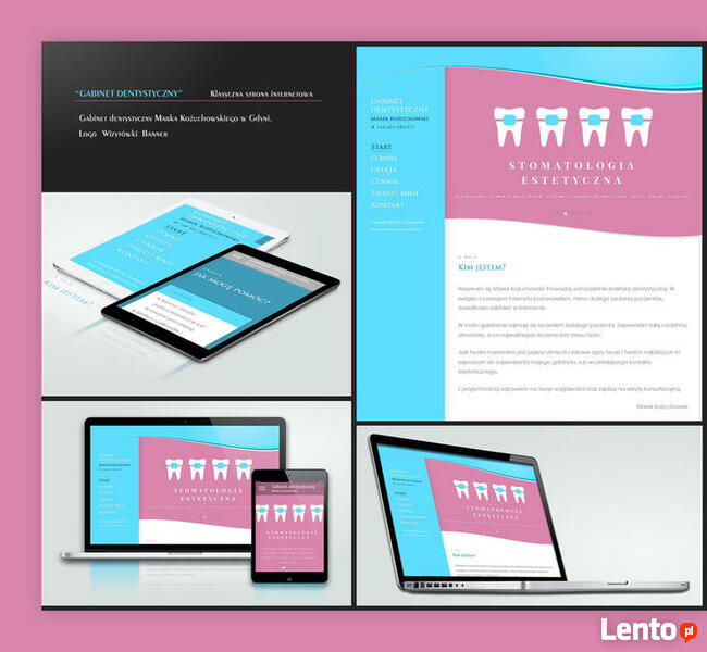 Strony, sklepy internetowe, projekty graficzne, prezentacje