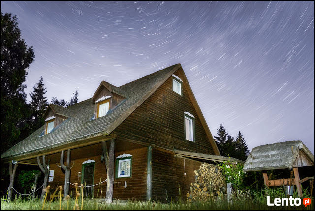 Wynajem drewnianych domów na końcu świata ok. Augustowa