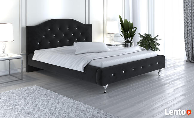 *Wyjątkowe* łóżko Rococo 160x200 z materacem