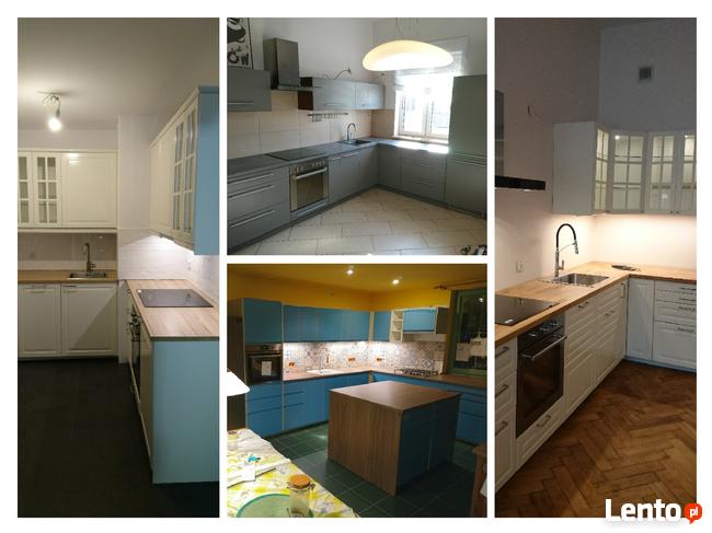 Montaż składanie skręcanie mebli kuchennych Ikea, Agata, itp