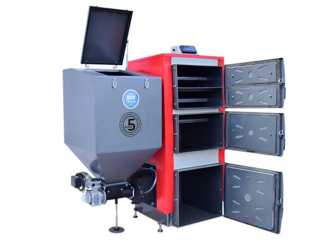Piec z podajnikiem 9kw 60m2 / 5 KLASA / RATY / Kocioł