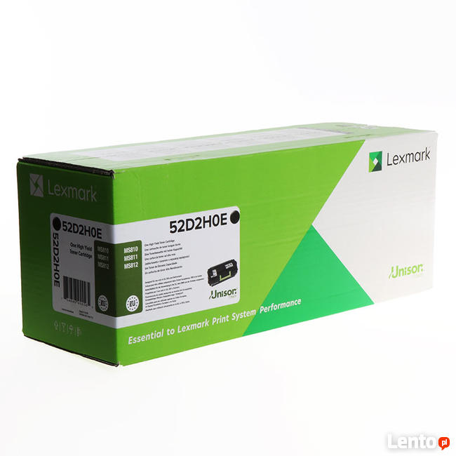 ORYGINALNY TONER LEXMARK MS810 MS811 MS812 52D2H0E VAT