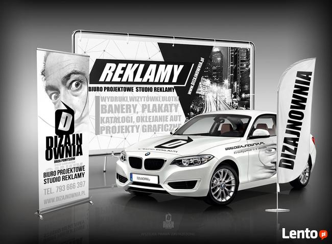 REKLAMA, PROJEKTOWANIE, WYDRUKI