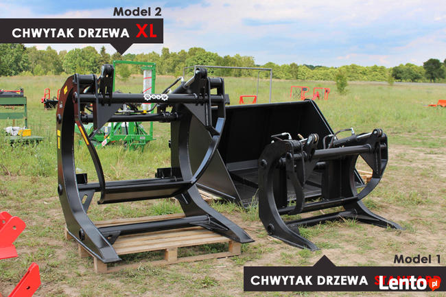 Duży chwytak do drewna i bali, chwytak do ładowarki