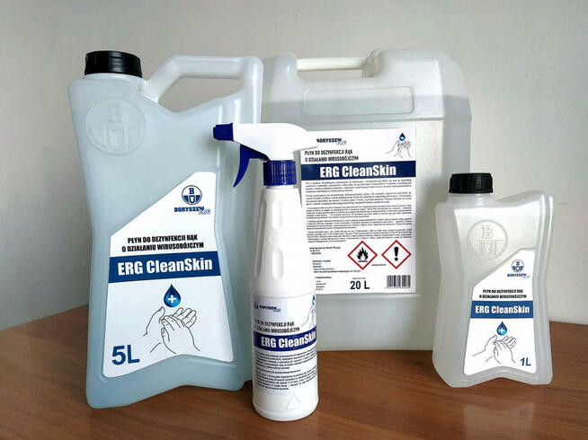 ERG Clean Skin - płyn do dezynfekcji rąk i powierzchni