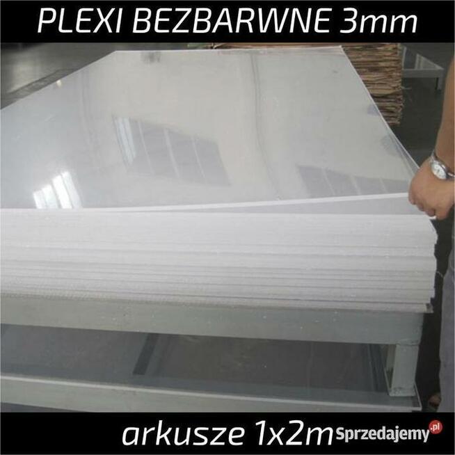 Pleksi PLEXI bezbarwne Pleksa PLEXA bezbarwna 200x100cm 3mm