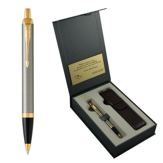 Zestaw prezentowy Parker długopis + etui