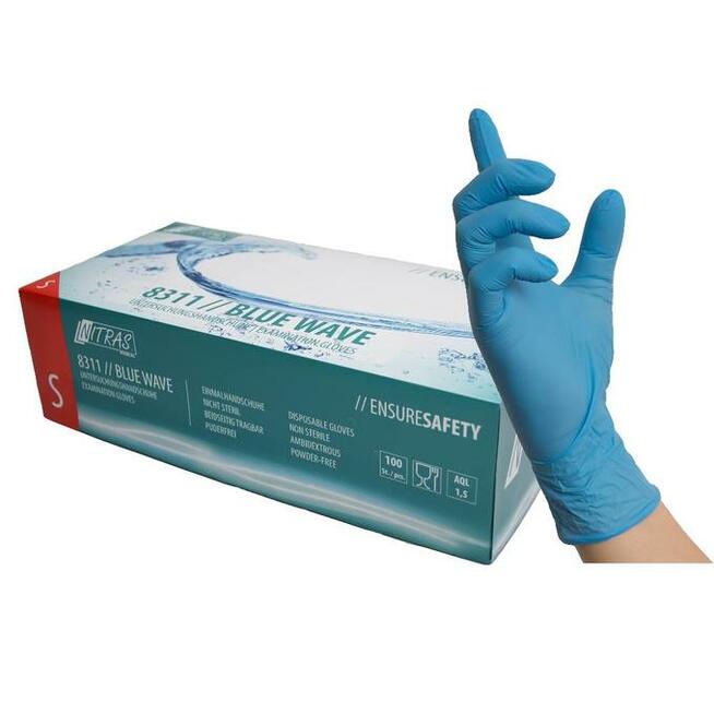 Rękawice nitrylowe Nitras Medical Roz. M, XL , 100SZT. FV23%