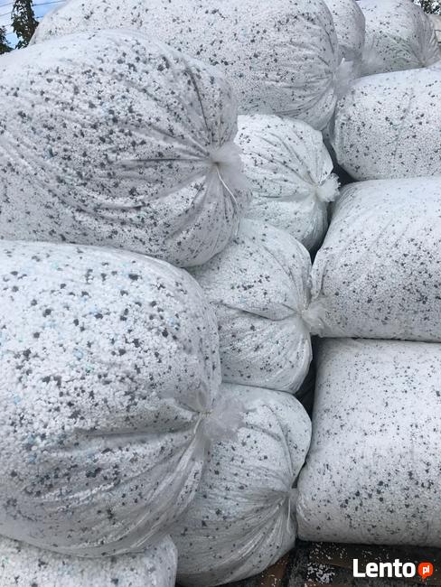 Granulat styropianowy 50zł/m3 styrbeton docieplenia pufy
