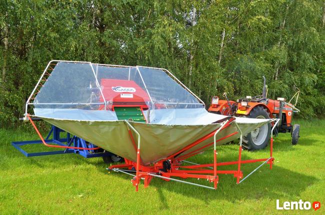 Zbiór wiśni urządzeniem, śliwek GACEK