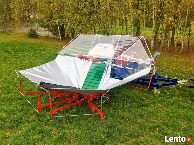 Zbiór wiśni urządzeniem, śliwek GACEK