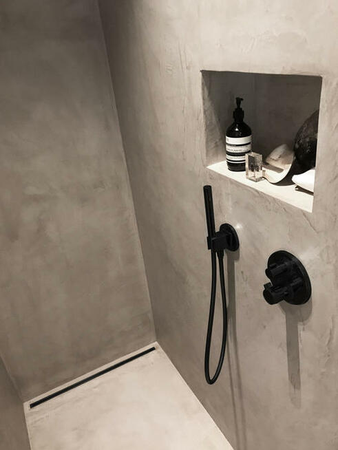 Mikrocement beton polerowany.