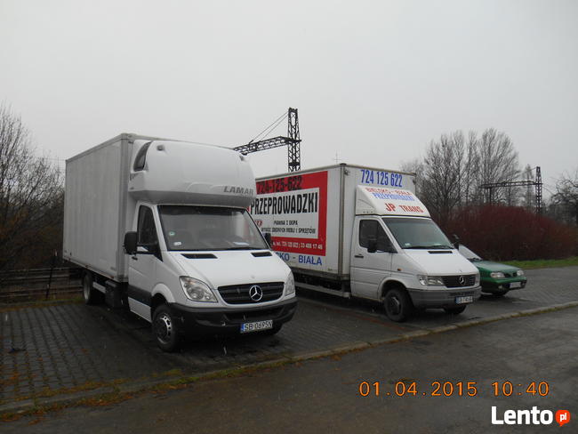 Transport pianin Bielsko.