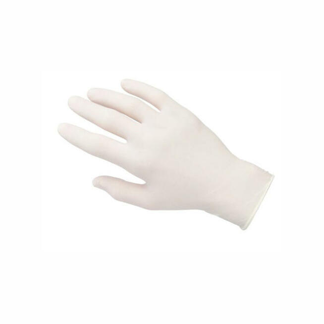 jednorazowe rękawiczki lateksowe rozmiar XS, S, M, L 100szt.