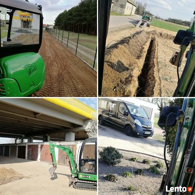 Prace Ziemne Mini Koparką, Autolaweta cały Kraj