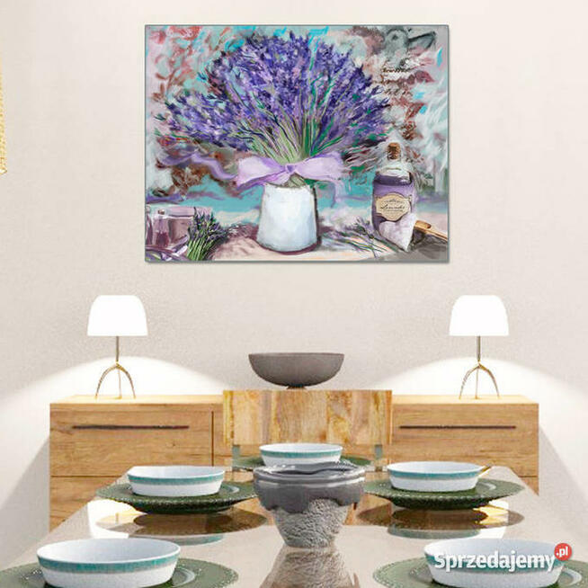 Obraz Lawenda dla Moneta 80 x 60