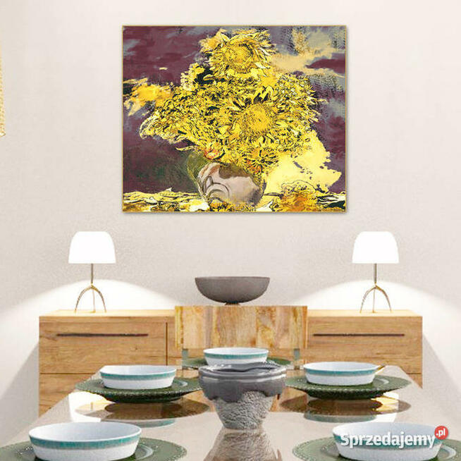 Obraz na płótnie Bukiet słoneczników 60x50