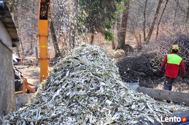 zrębki ogrodowe, opałowe