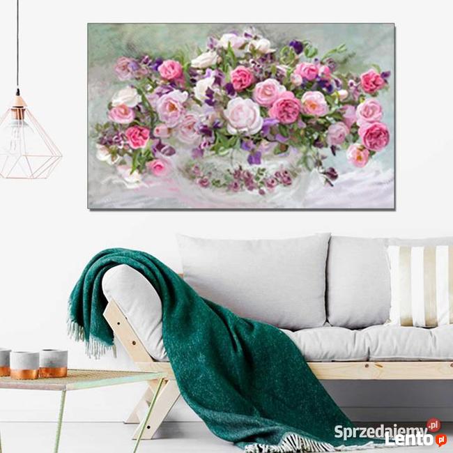 Obraz na płótnie Róże w wazonie 100x60