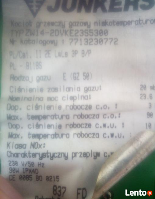 Kocioł Junkers serwis kotłów gazowych Wrocław