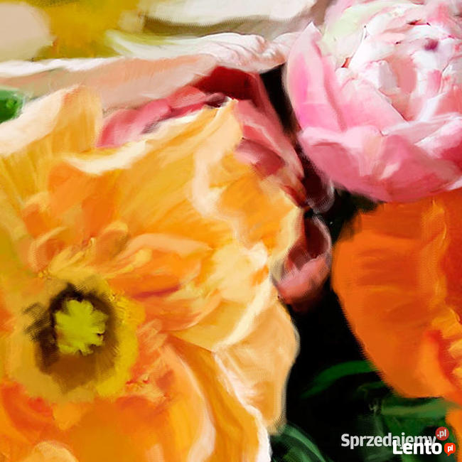 Obraz na płótnie Bukiet w wazonie 30 x 40