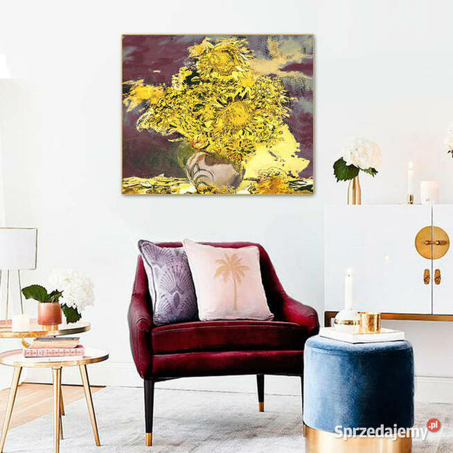 Obraz na płótnie Bukiet słoneczników 60x50