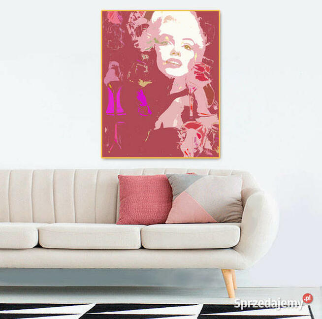Obraz drukowany na płótnie merlin monroe
