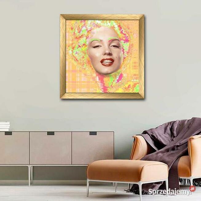 obraz kolorowy Marilyn Monroe pink