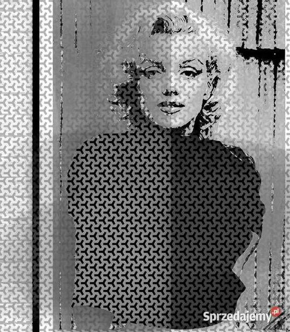 obraz czarno biały Marilyn Monroe