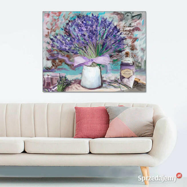 Obraz Lawenda dla Moneta 80 x 60