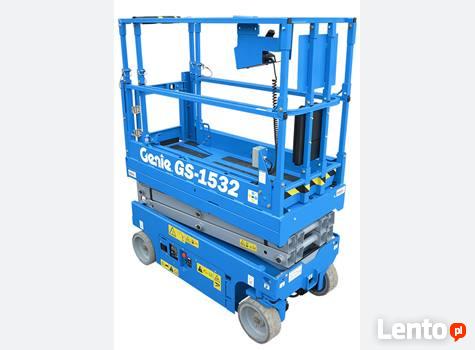 Wynajem podnośnik nożycowy, zwyżka podest; podnośnik od 99zł/