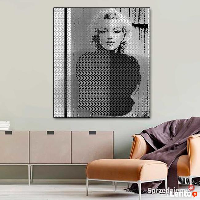 obraz czarno biały Marilyn Monroe