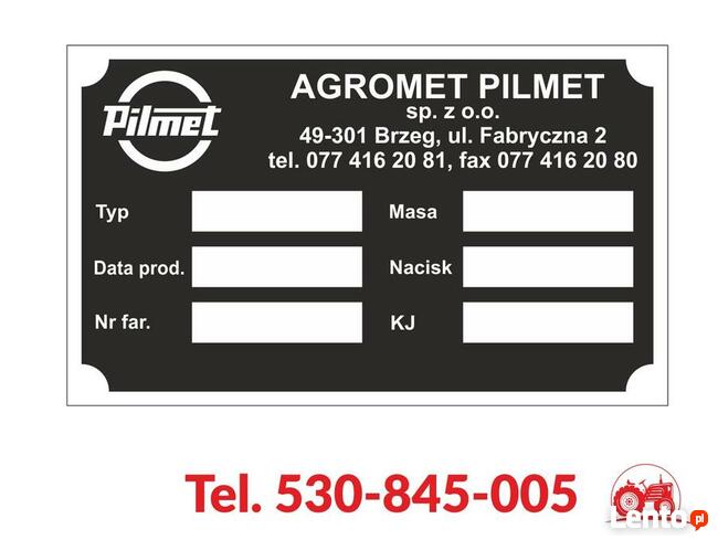 Tabliczka znamionowa autosan zetor ursus brandys