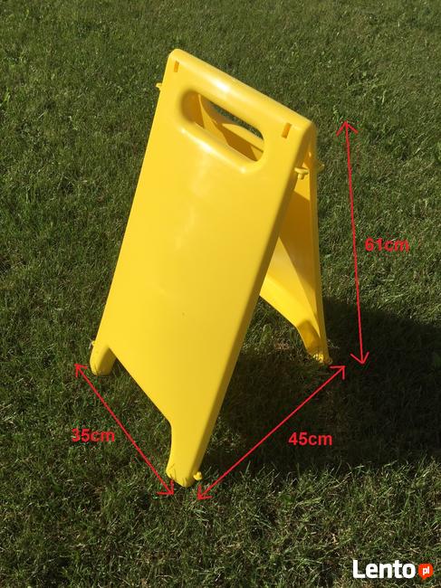 Potykacz: ZAKAZ PRZEJŚCIA, wraz z piktogramem