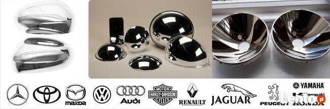 Regeneracja Lamp Odbłyśników el. z tworzywa Metalizacja, Lak