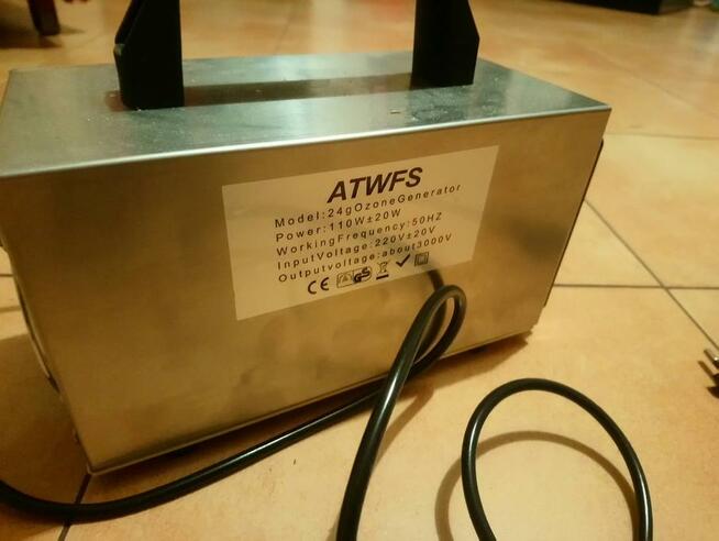 Ozonator 24 g, generator ozonu. Zabija wirusy!!!