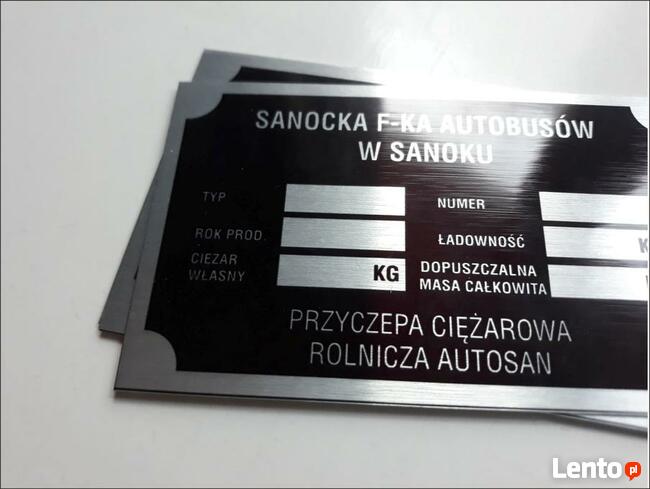 Tabliczka znamionowa autosan zetor ursus brandys